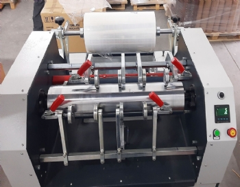 Máquina Rebobinadora y Cortadora Semiautomática de Film Stretch